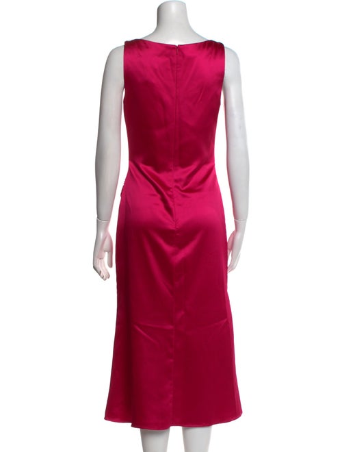 Ieena for Mac Duggal V-Neck Midi Length Dress