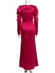 Ieena for Mac Duggal Cowl Neck Long Dress