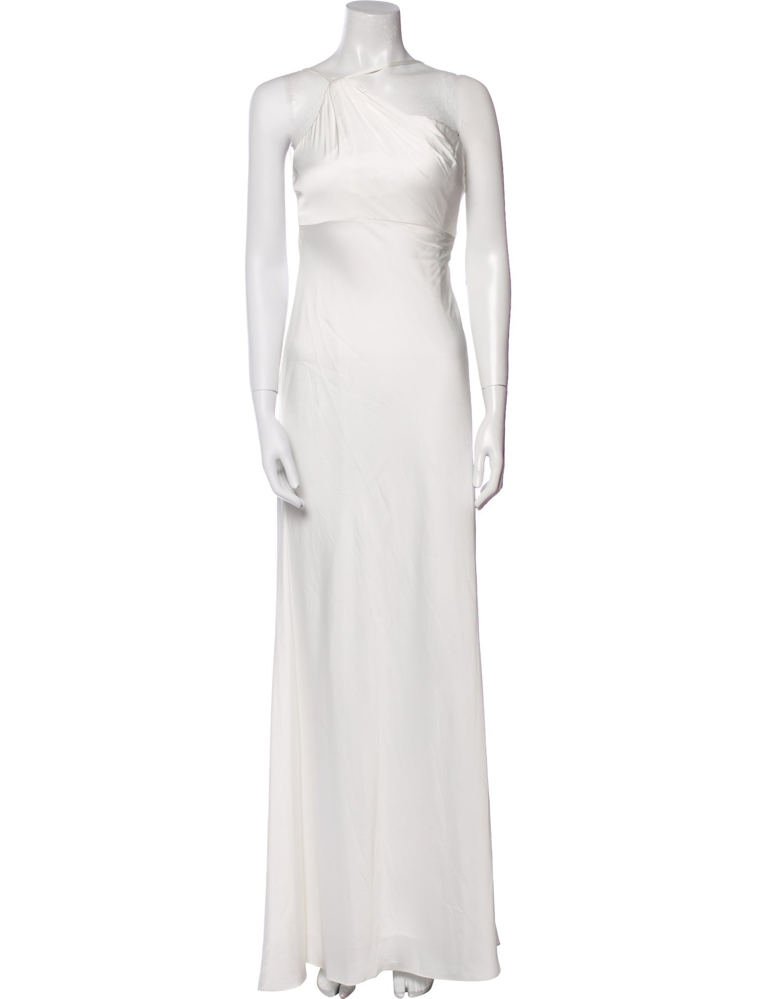 Ieena for Mac Duggal One-Shoulder Long Dress