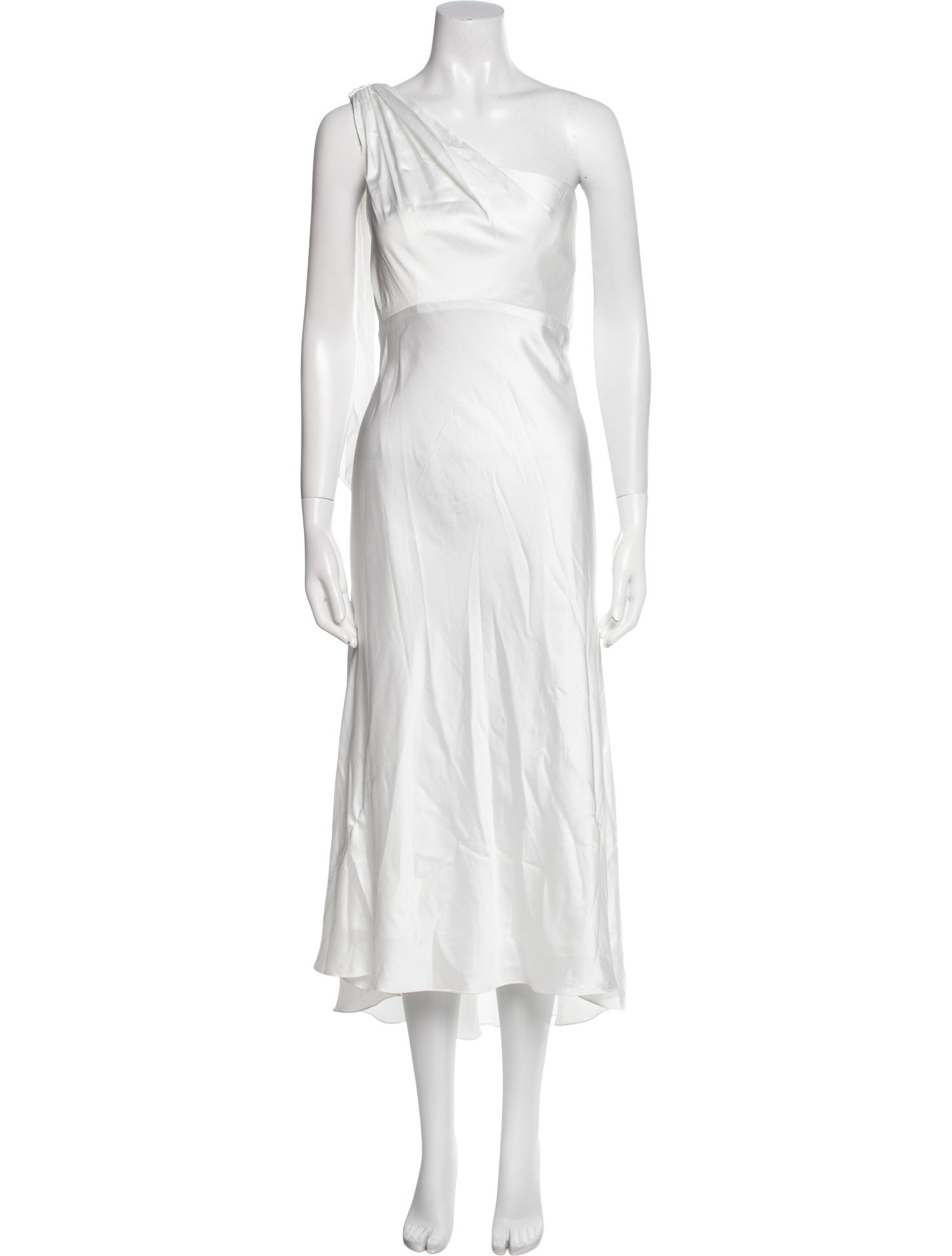 Ieena for Mac Duggal One-Shoulder Long Dress