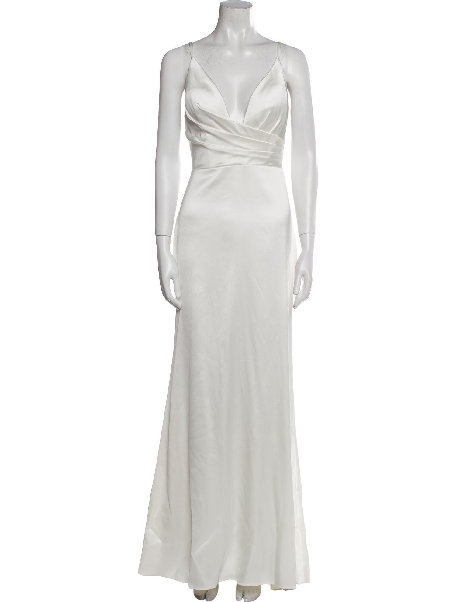 Ieena for Mac Duggal V-Neck Long Dress