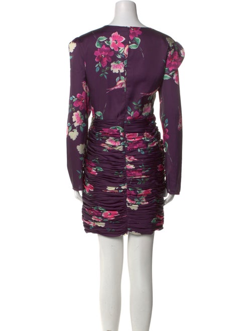 Ieena for Mac Duggal Floral Print Mini Dress