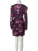 Ieena for Mac Duggal Floral Print Mini Dress