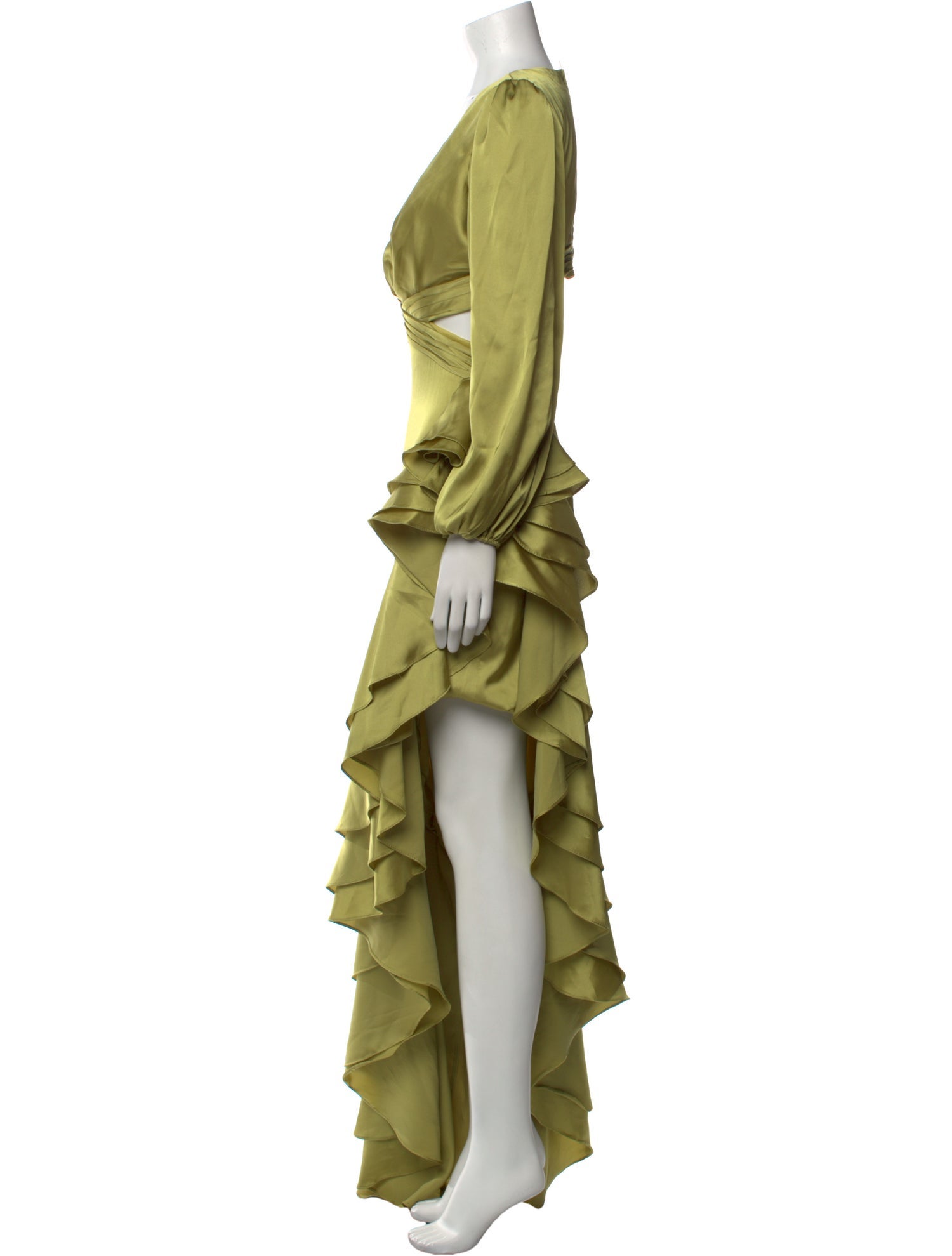 Ieena for Mac Duggal V-Neck Long Dress