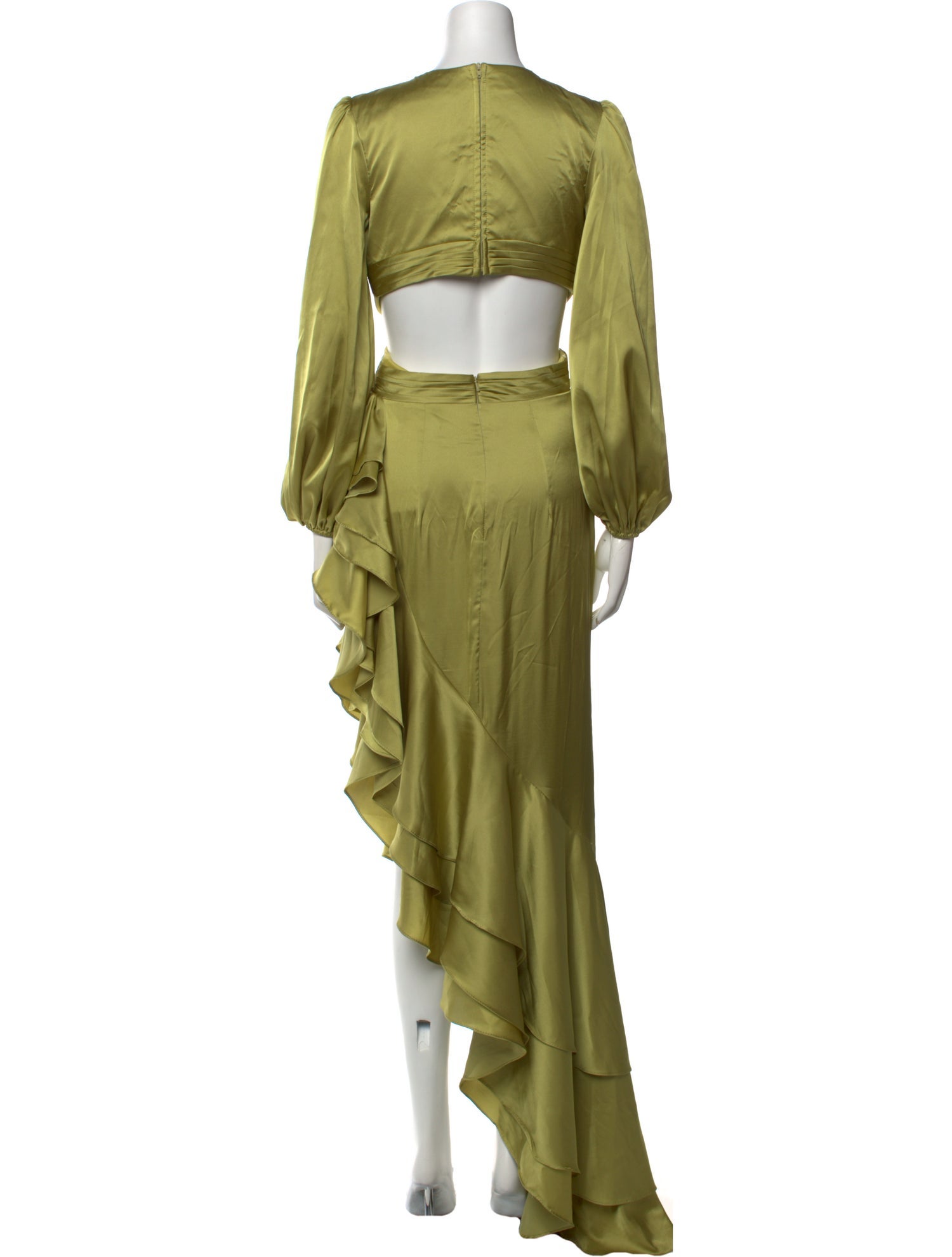 Ieena for Mac Duggal V-Neck Long Dress