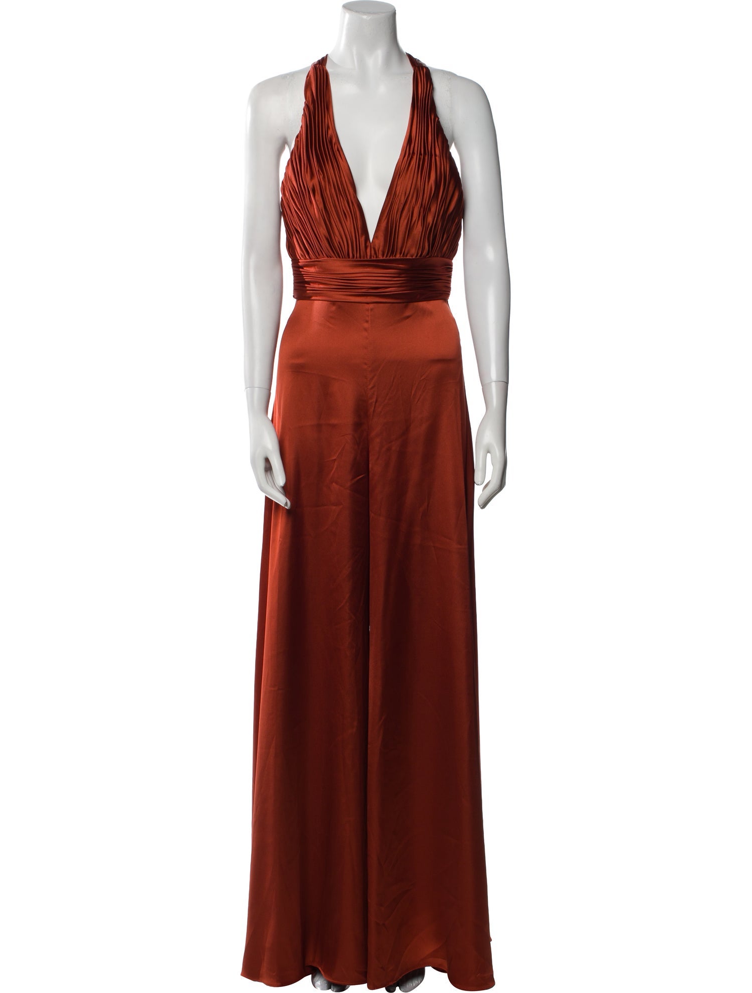 Ieena for Mac Duggal Plunge Neckline Jumpsuit w/ Tags