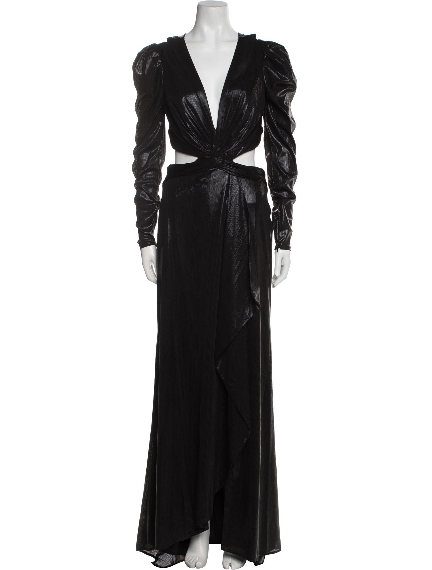 Ieena for Mac Duggal V-Neck Long Dress w/ Tags