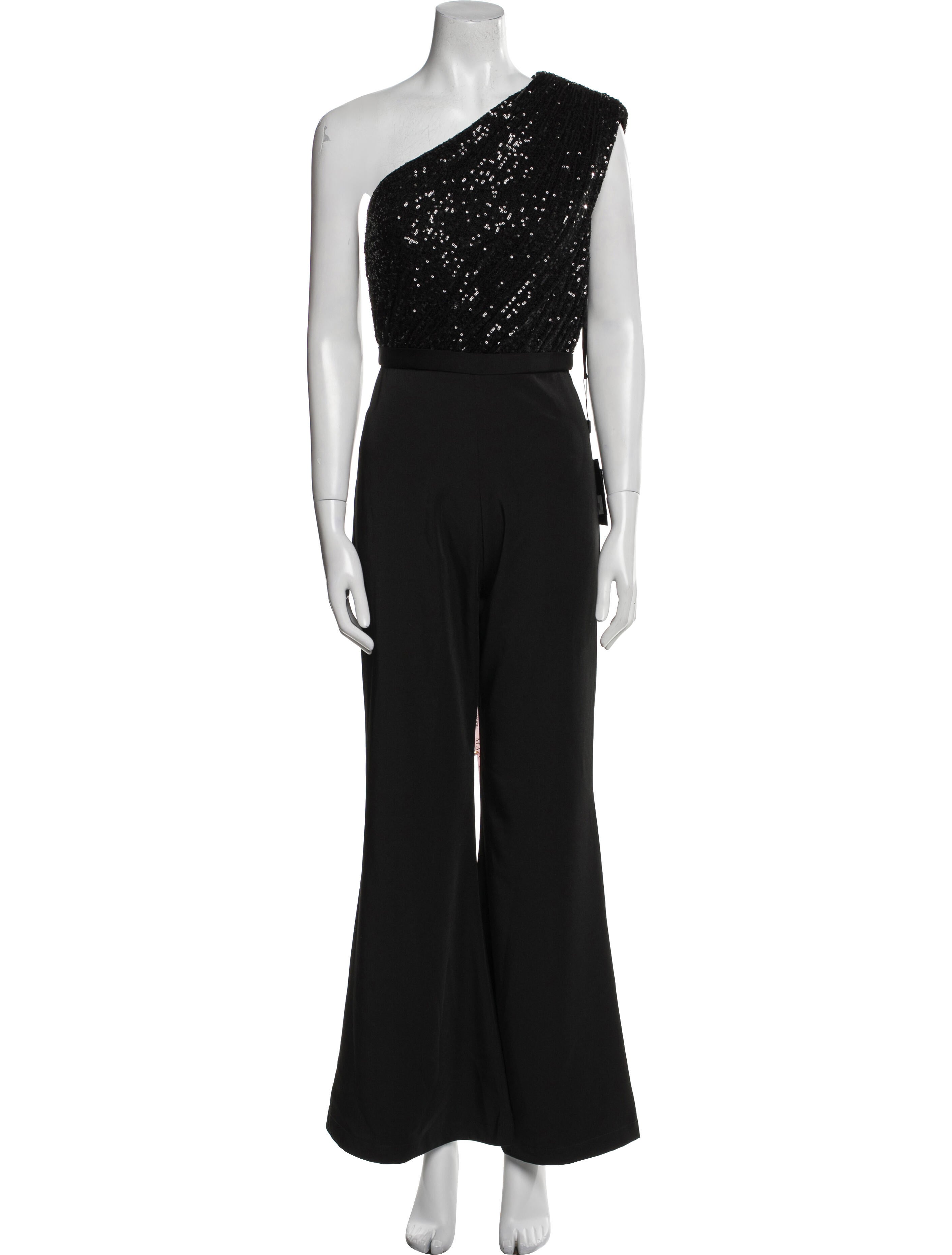 Ieena for Mac Duggal One-Shoulder Jumpsuit w/ Tags