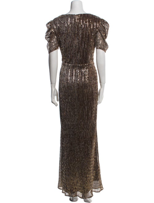 Ieena for Mac Duggal Printed Long Dress