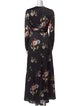 Ieena for Mac Duggal Floral Print Long Dress