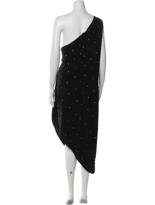 Ieena for Mac Duggal One-Shoulder Midi Length Dress