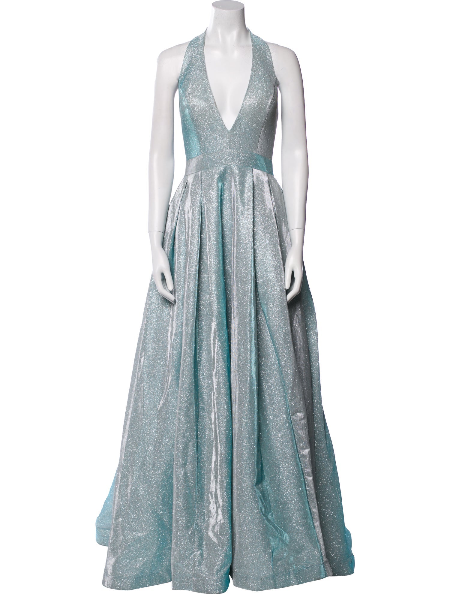 Ieena for Mac Duggal Off-The-Shoulder Long Dress