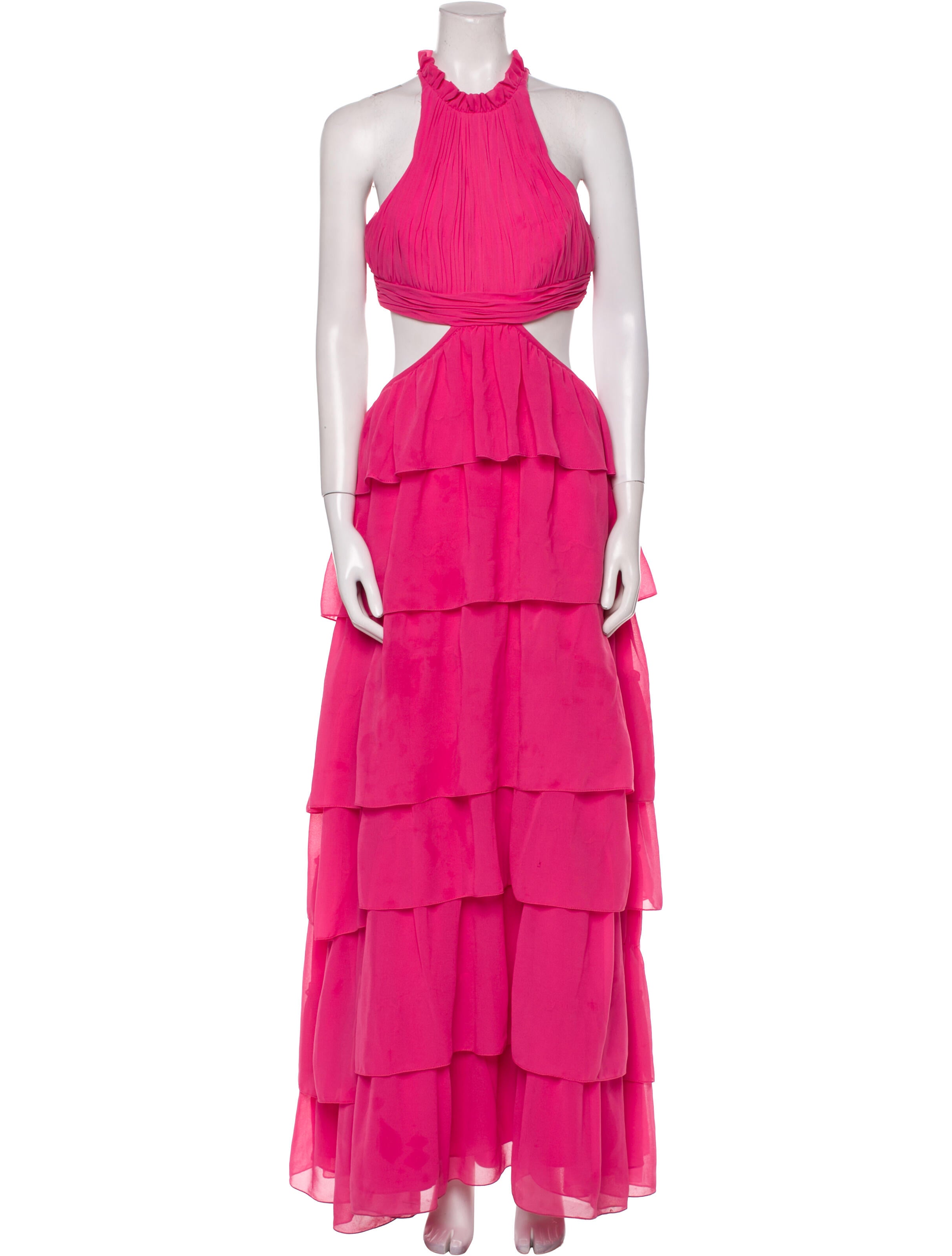 Ieena for Mac Duggal Halterneck Long Dress