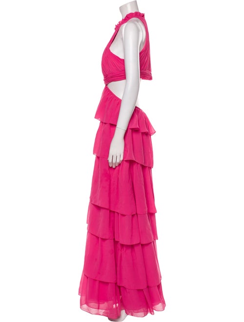 Ieena for Mac Duggal Halterneck Long Dress