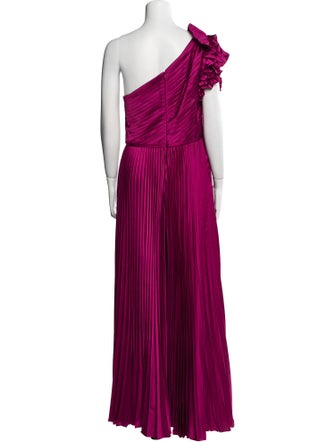 Ieena for Mac Duggal One-Shoulder Jumpsuit