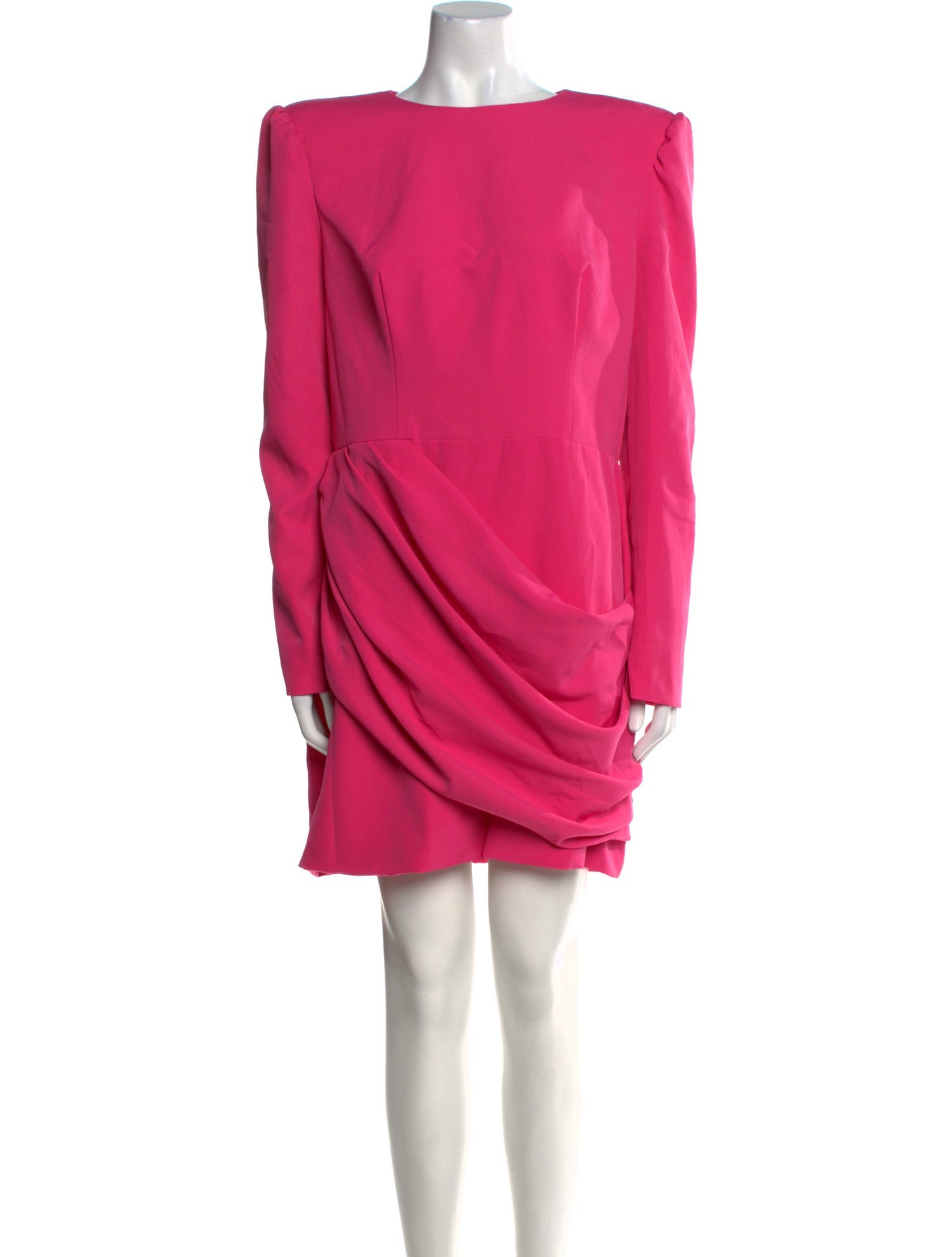 Ieena for Mac Duggal Bateau Neckline Mini Dress