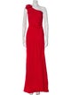 Ieena for Mac Duggal One-Shoulder Long Dress