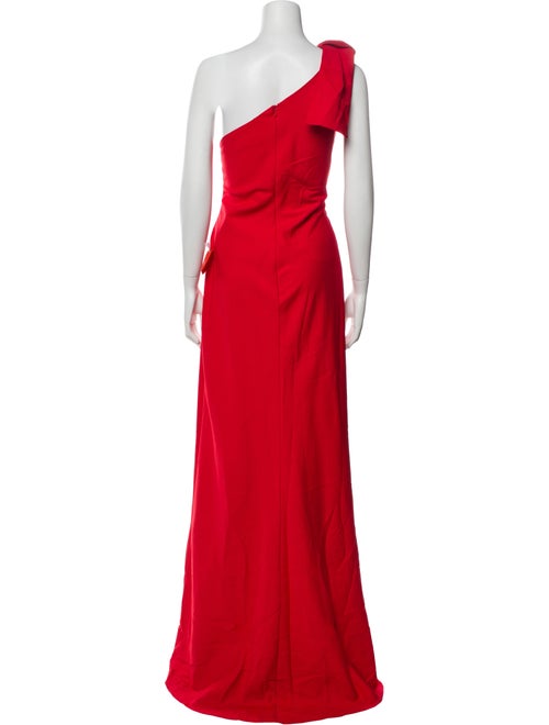 Ieena for Mac Duggal One-Shoulder Long Dress