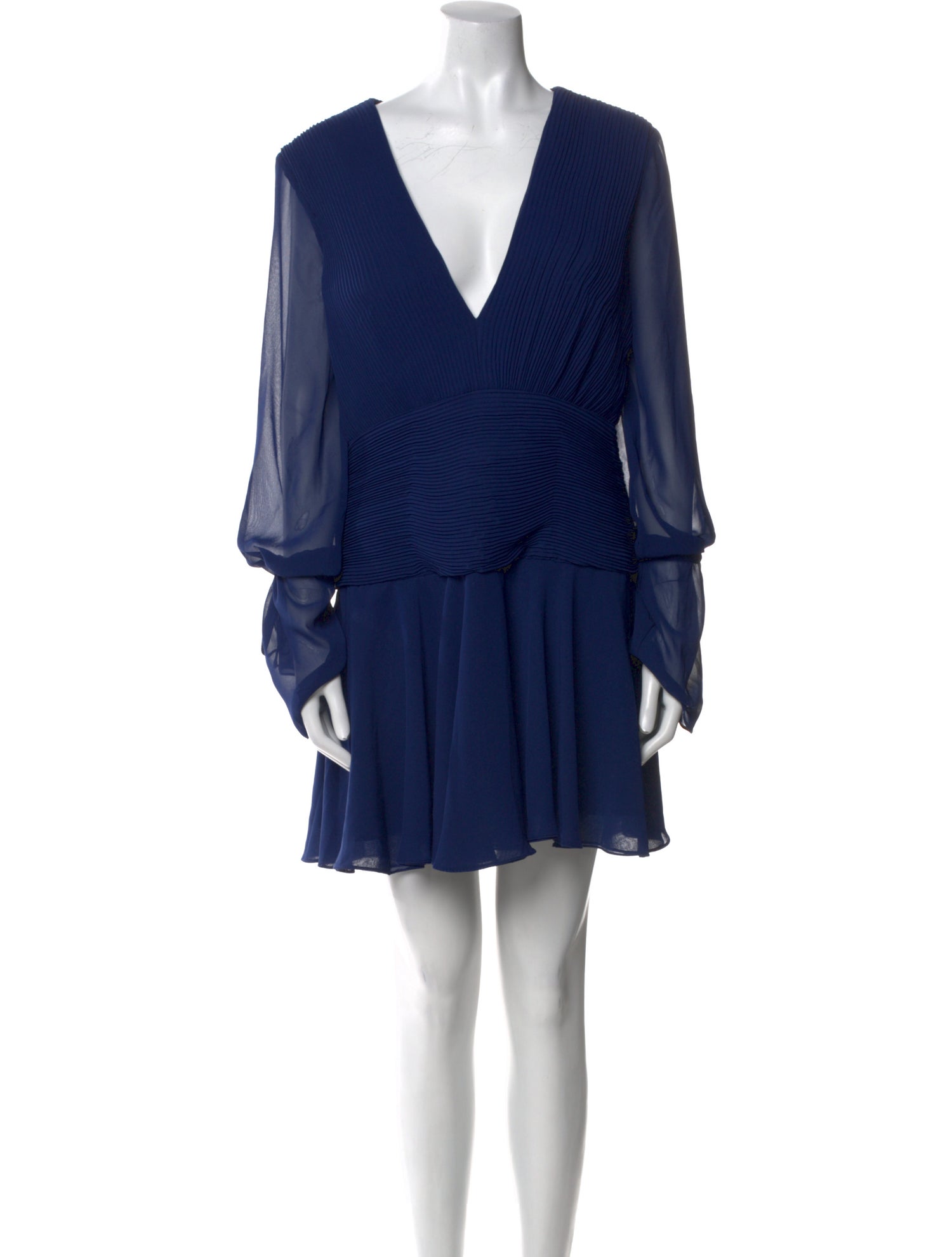 Ieena for Mac Duggal V-Neck Mini Dress w/ Tags