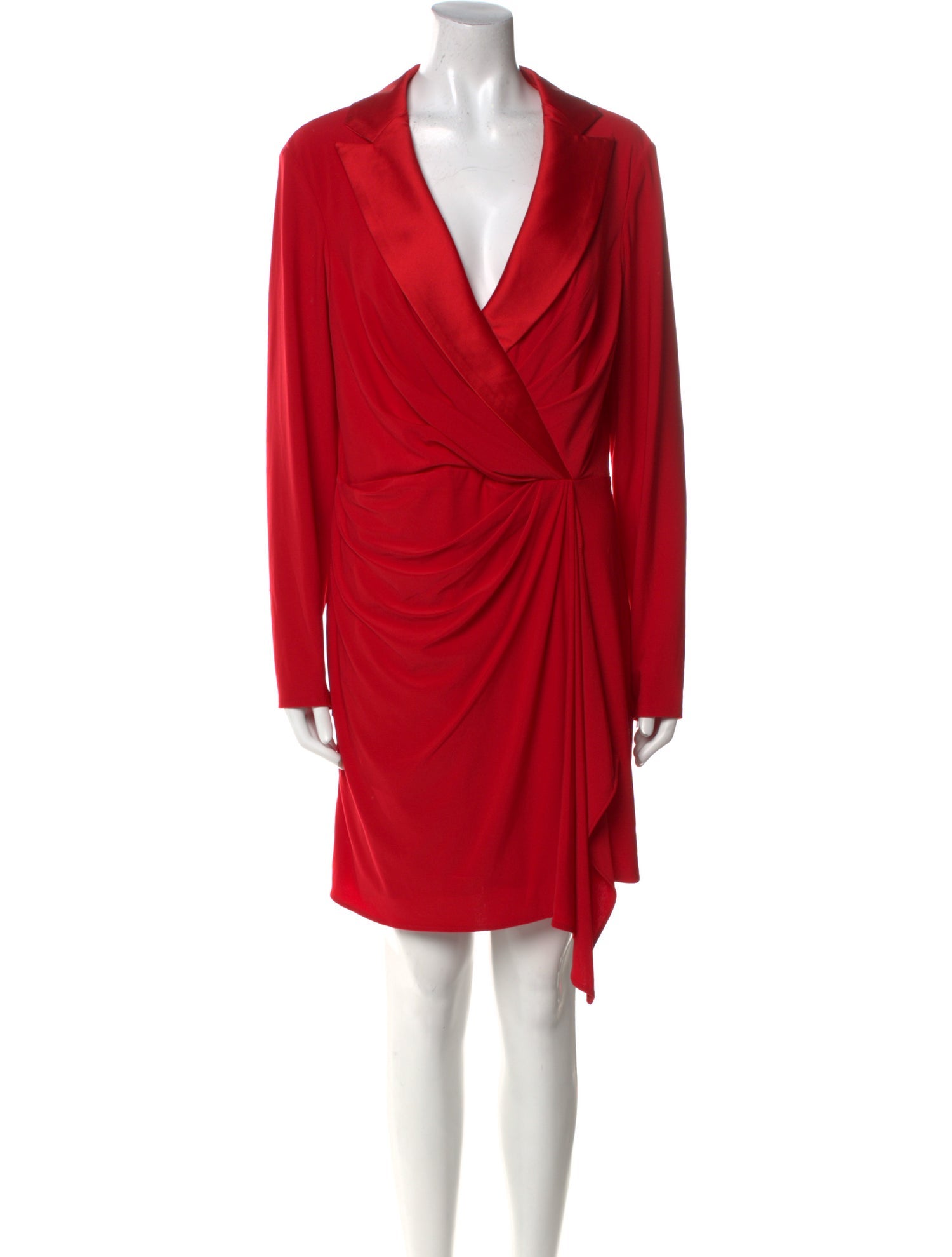 Ieena for Mac Duggal V-Neck Mini Dress