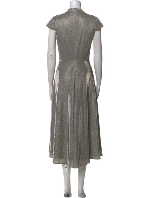 Ieena for Mac Duggal Mock Neck Long Dress