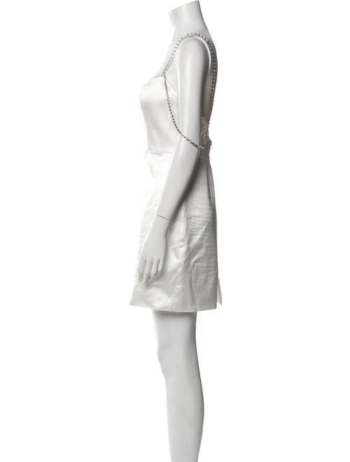 Ieena for Mac Duggal Square Neckline Mini Dress