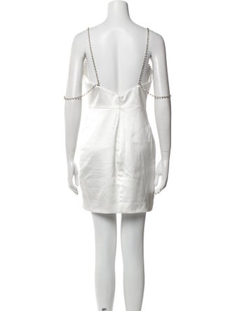 Ieena for Mac Duggal Square Neckline Mini Dress