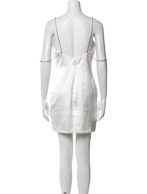 Ieena for Mac Duggal Square Neckline Mini Dress