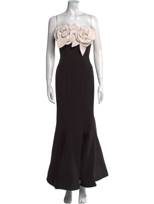 Ieena for Mac Duggal Strapless Long Dress