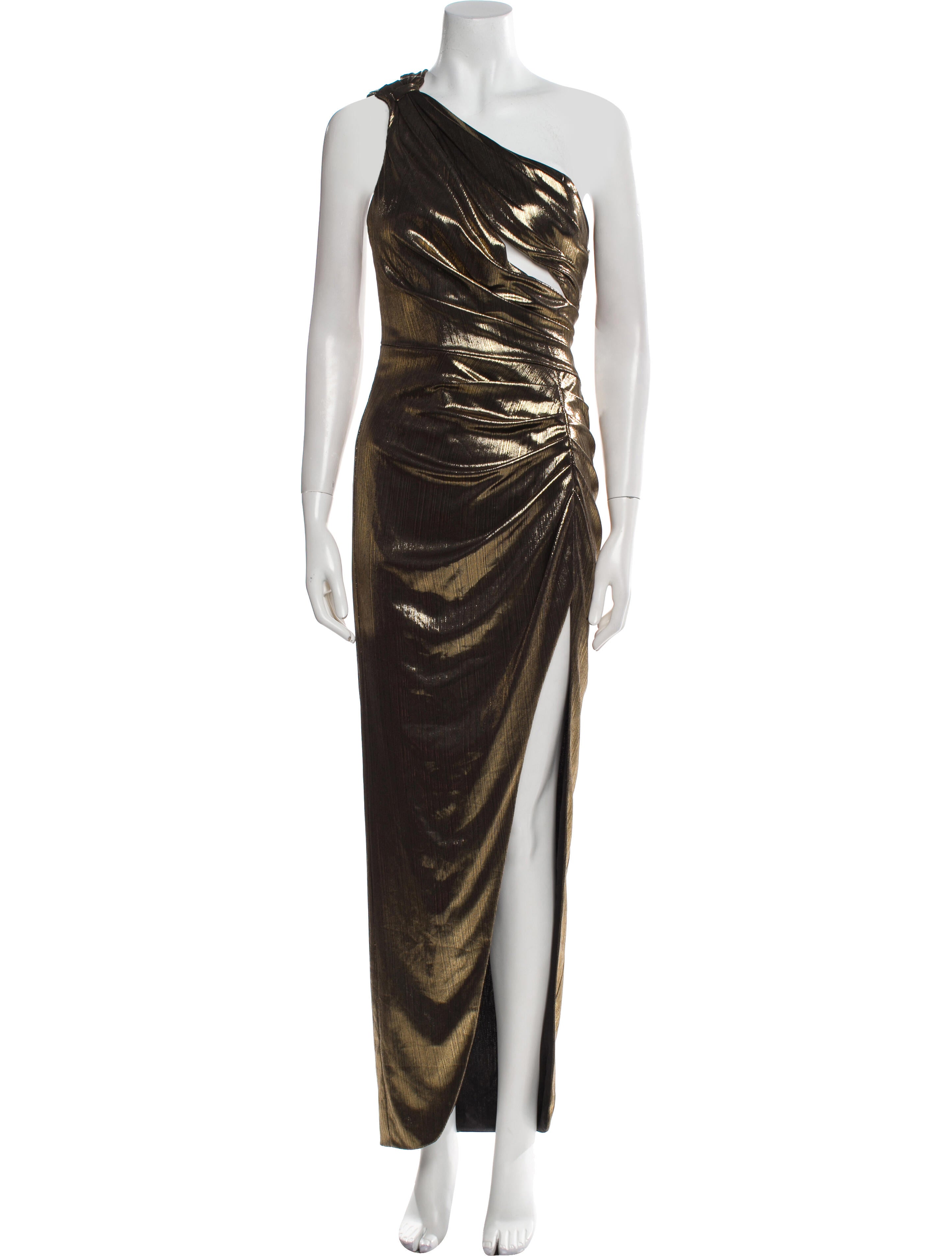 Ieena for Mac Duggal One-Shoulder Long Dress w/ Tags