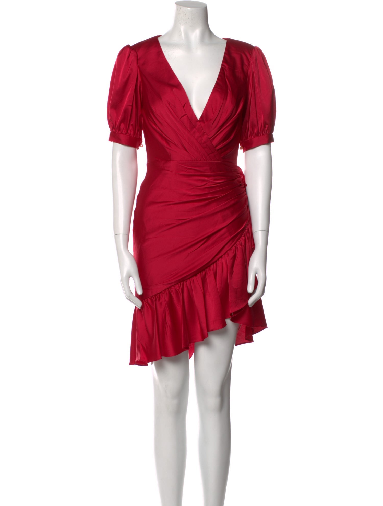 Ieena for Mac Duggal V-Neck Mini Dress