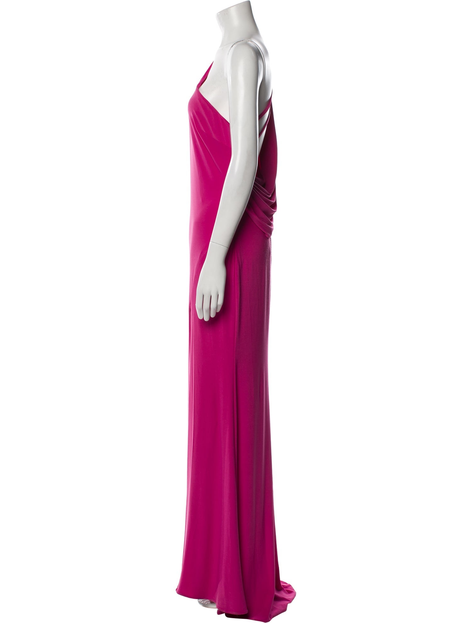Ieena for Mac Duggal One-Shoulder Long Dress