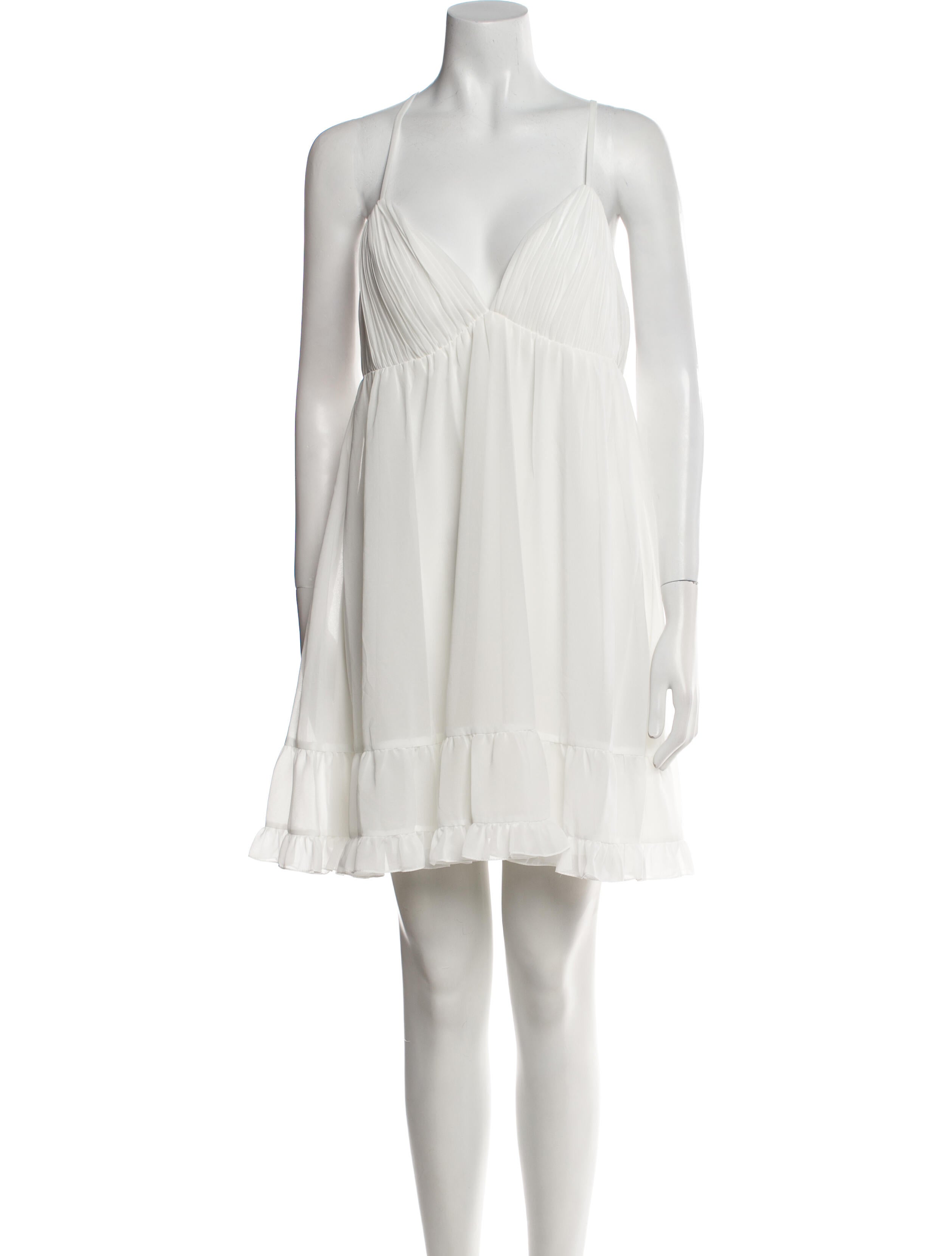 Ieena for Mac Duggal V-Neck Mini Dress w/ Tags