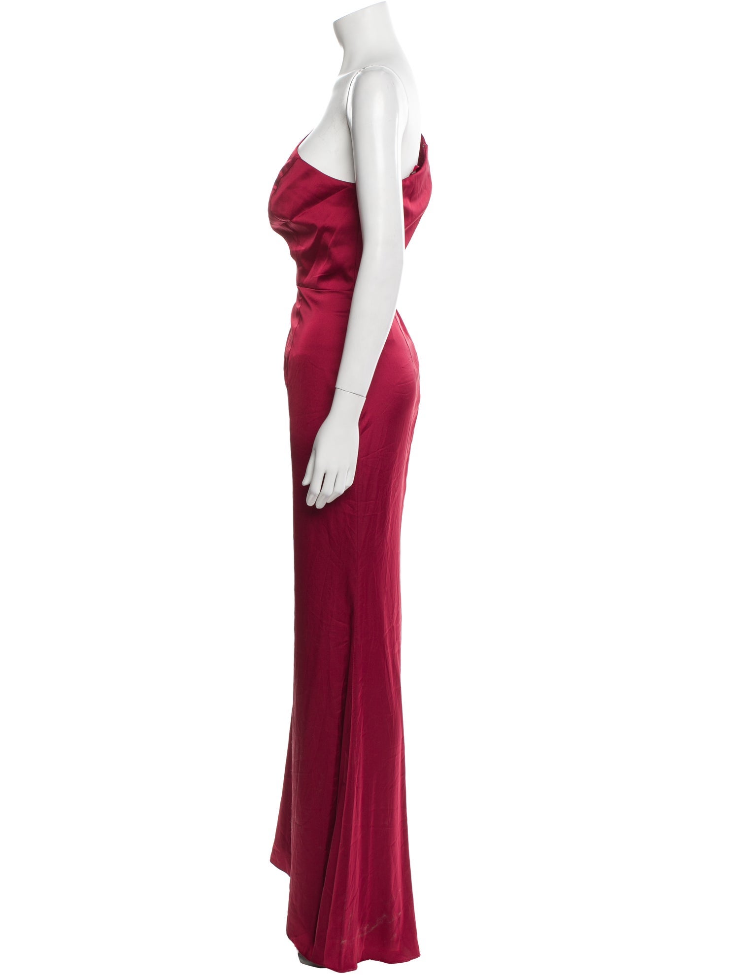 Ieena for Mac Duggal One-Shoulder Long Dress