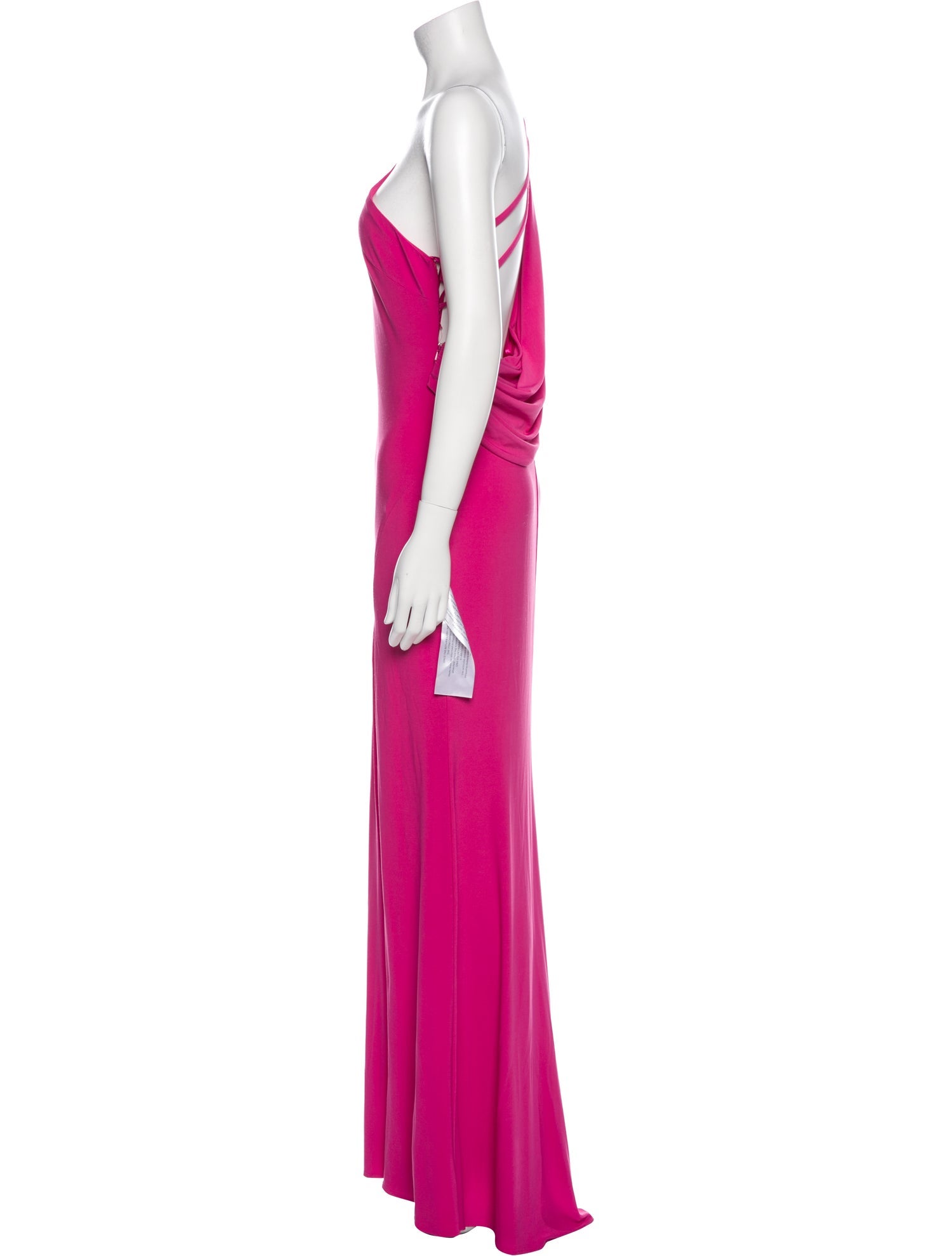 Ieena for Mac Duggal One-Shoulder Long Dress