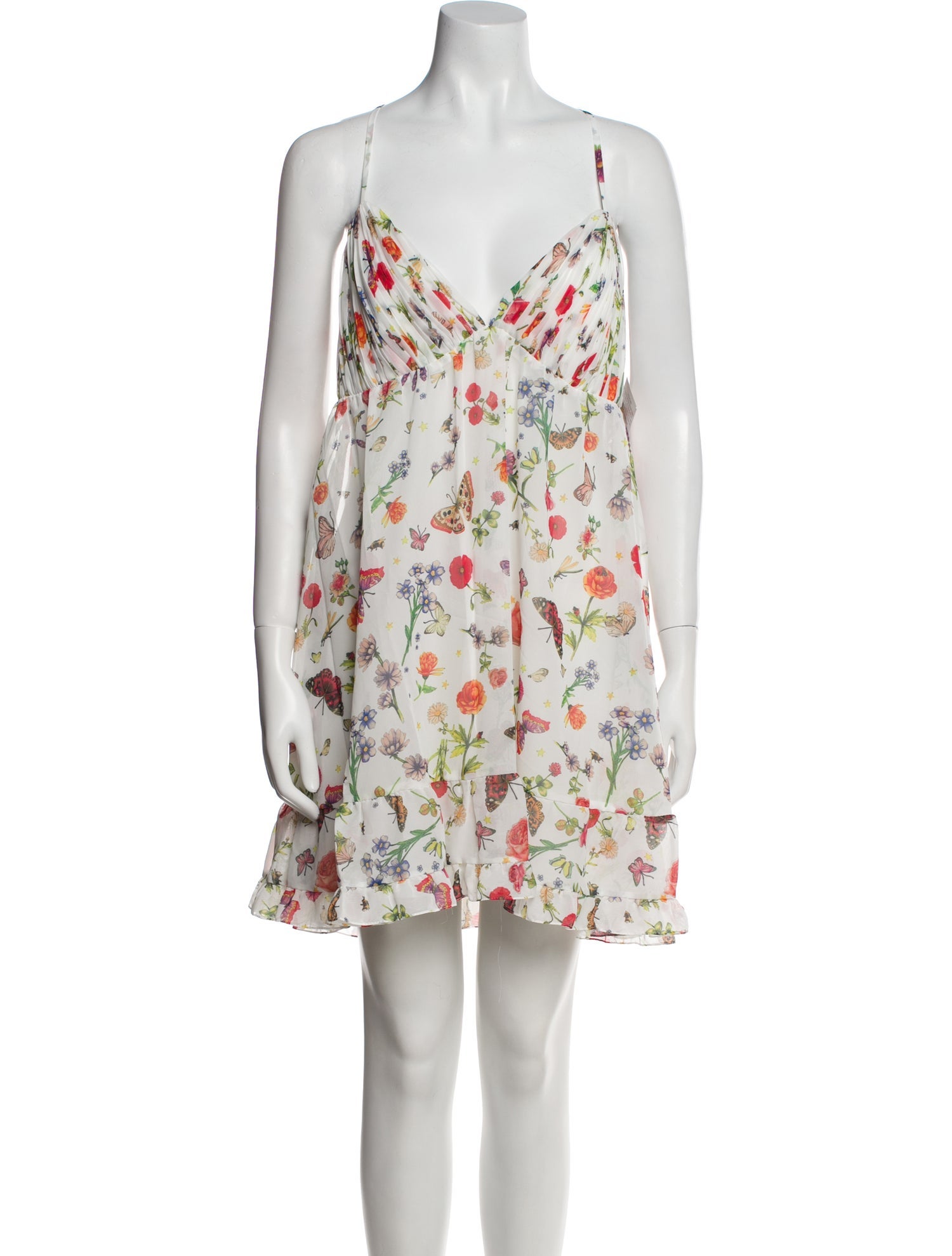 Ieena for Mac Duggal Floral Print Mini Dress w/ Tags