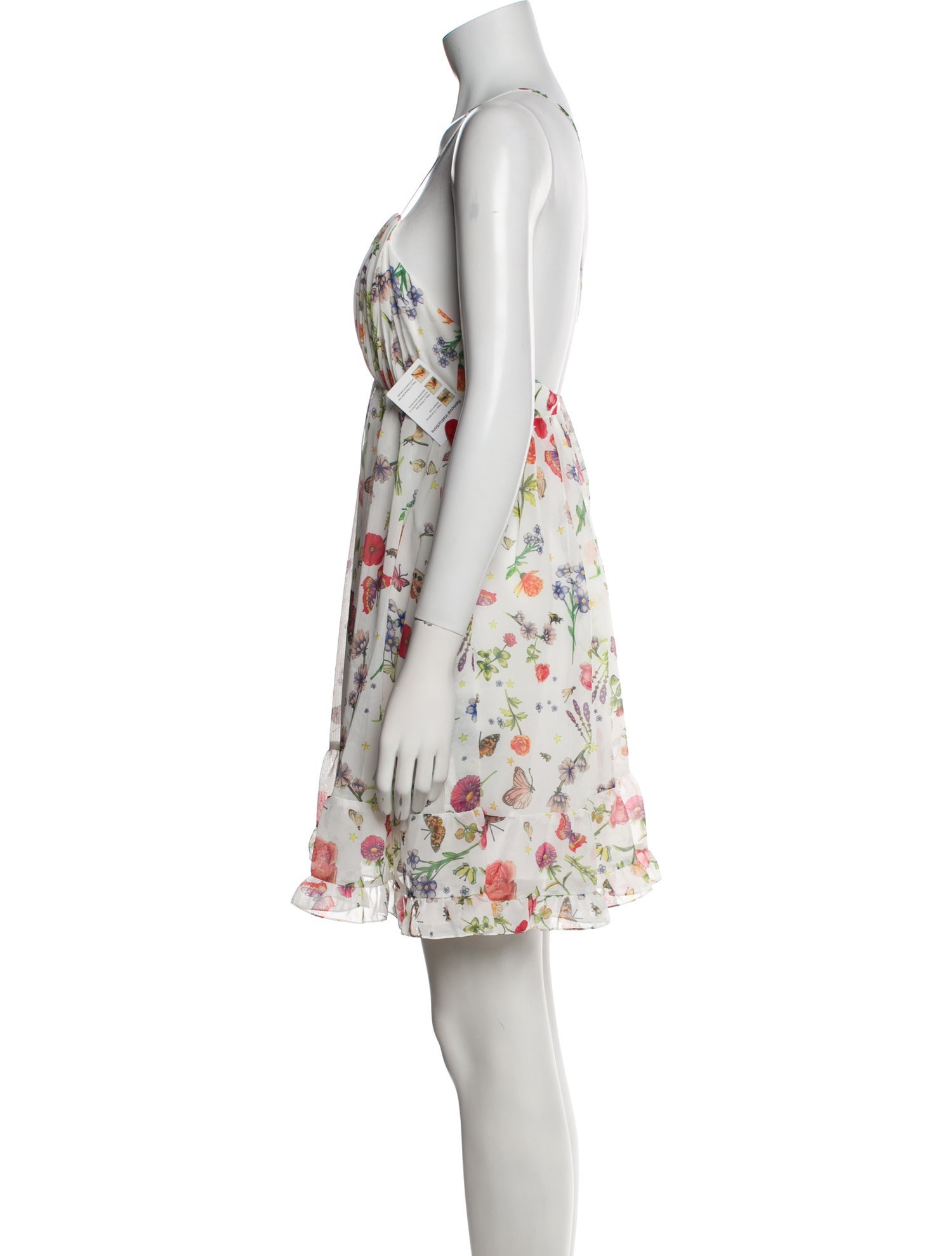 Ieena for Mac Duggal Floral Print Mini Dress w/ Tags