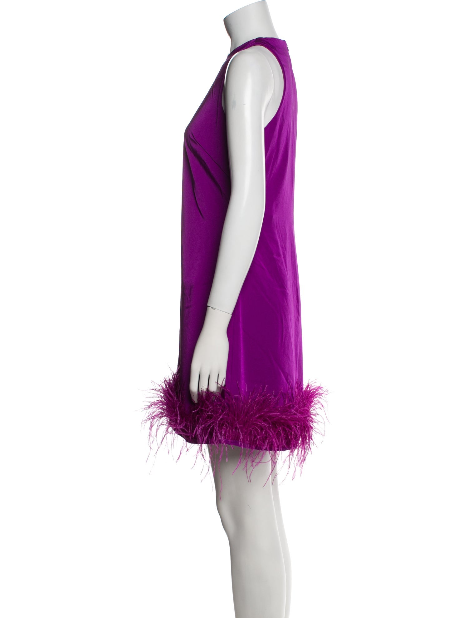 Ieena for Mac Duggal Crew Neck Mini Dress