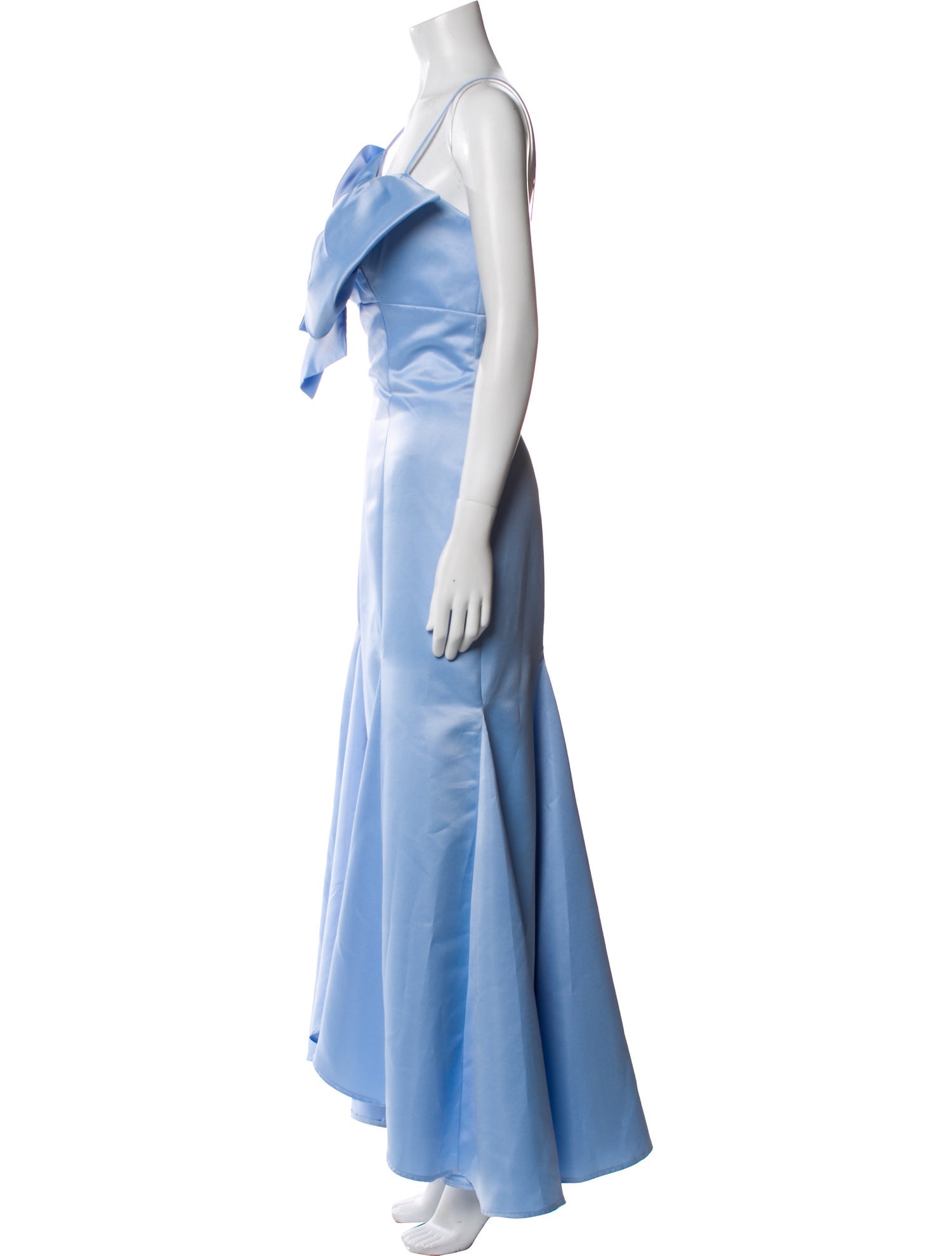 Ieena for Mac Duggal Square Neckline Long Dress