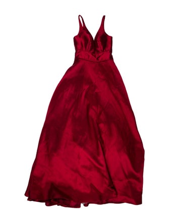 Ieena for Mac Duggal Strapless Long Dress