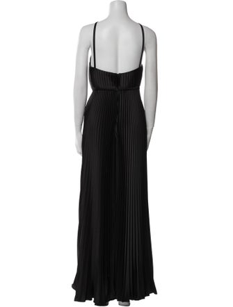 Ieena for Mac Duggal V-Neck Jumpsuit