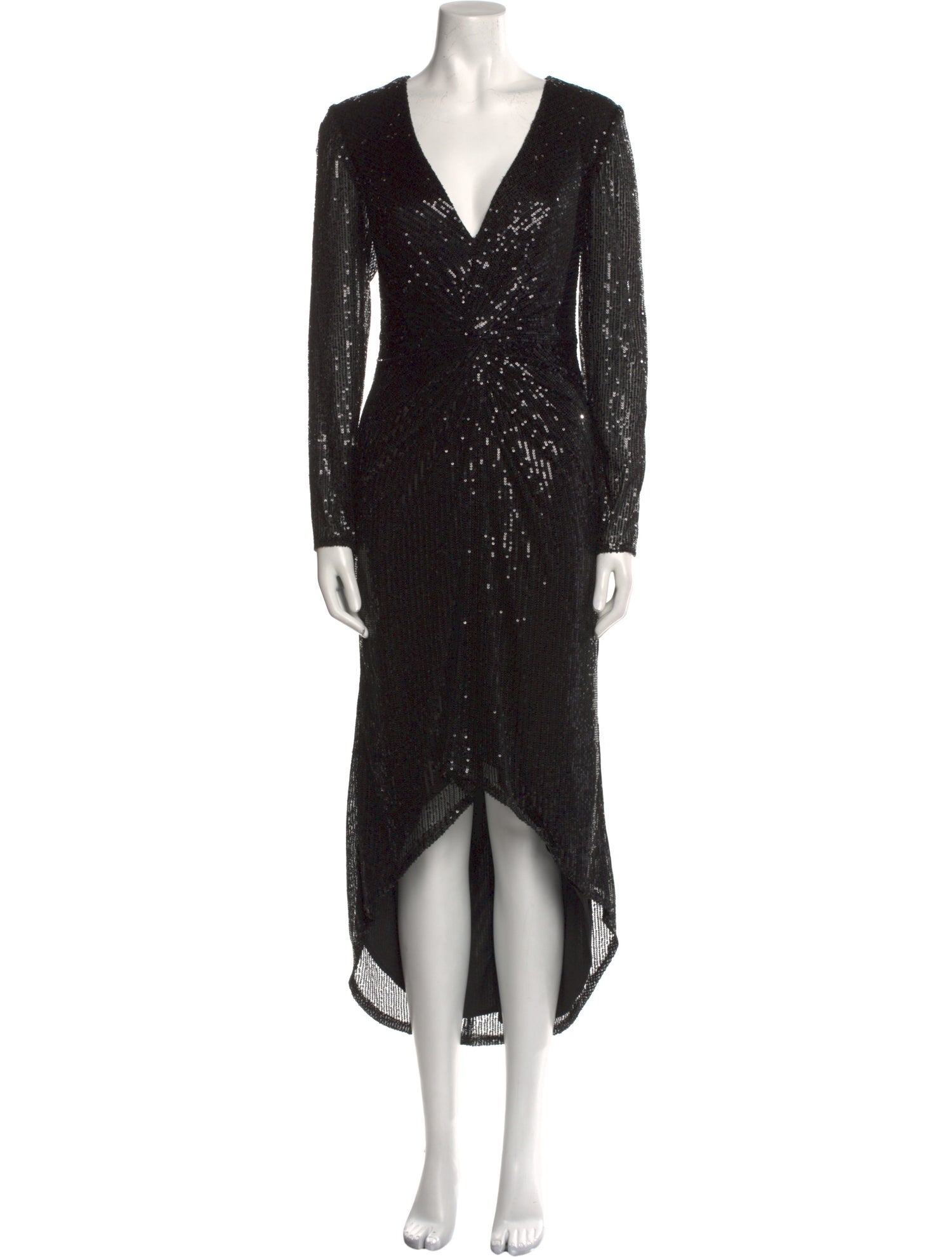 Ieena for Mac Duggal V-Neck Long Dress w/ Tags