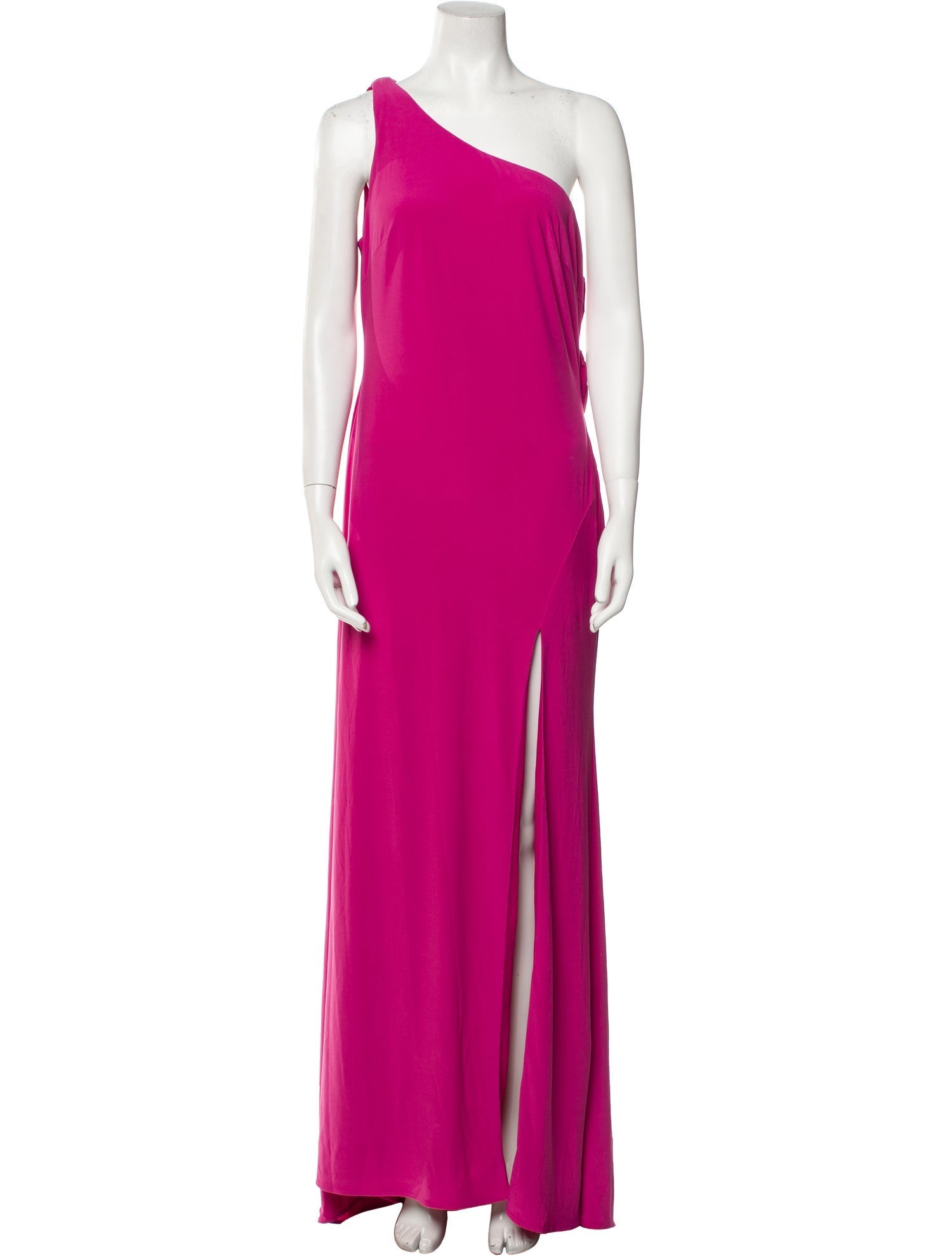 Ieena for Mac Duggal One-Shoulder Long Dress