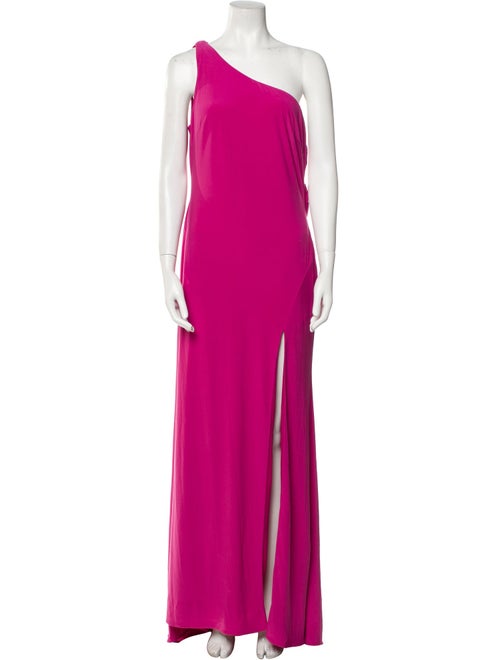 Ieena for Mac Duggal One-Shoulder Long Dress