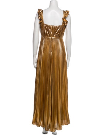 Ieena for Mac Duggal V-Neck Long Dress