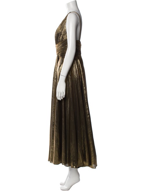 Ieena for Mac Duggal V-Neck Long Dress