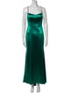 Ieena for Mac Duggal Square Neckline Long Dress