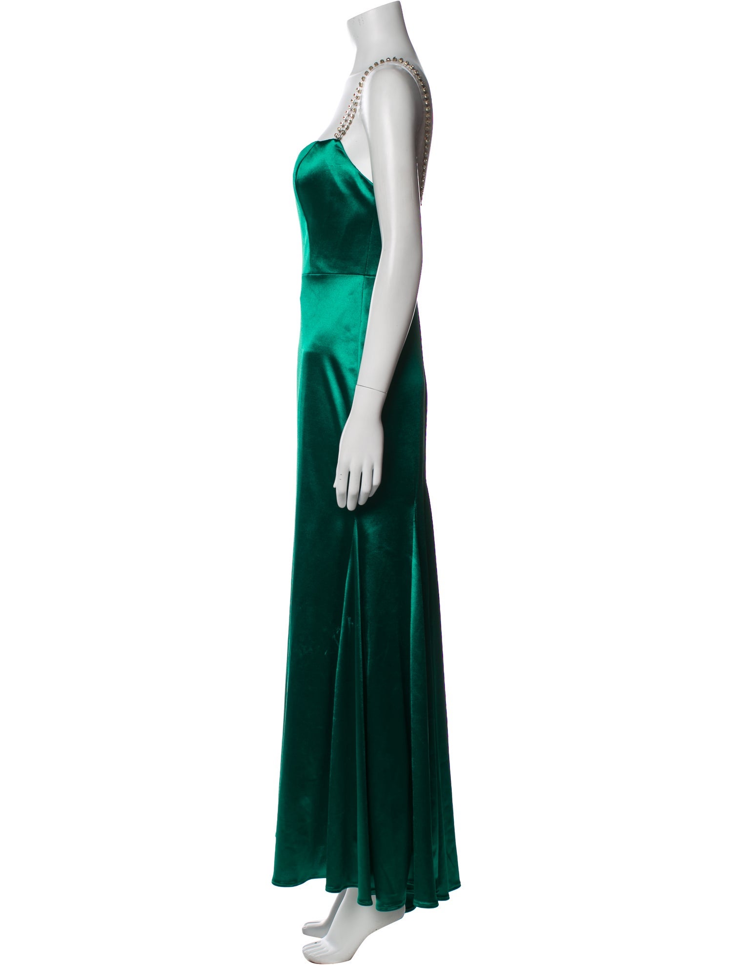 Ieena for Mac Duggal Square Neckline Long Dress