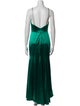 Ieena for Mac Duggal Square Neckline Long Dress