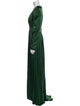 Ieena for Mac Duggal V-Neck Long Dress